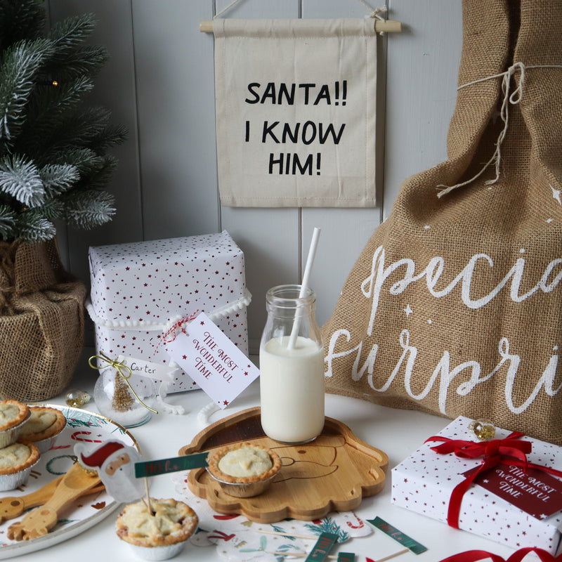 Father Christmas Bamboo Plate