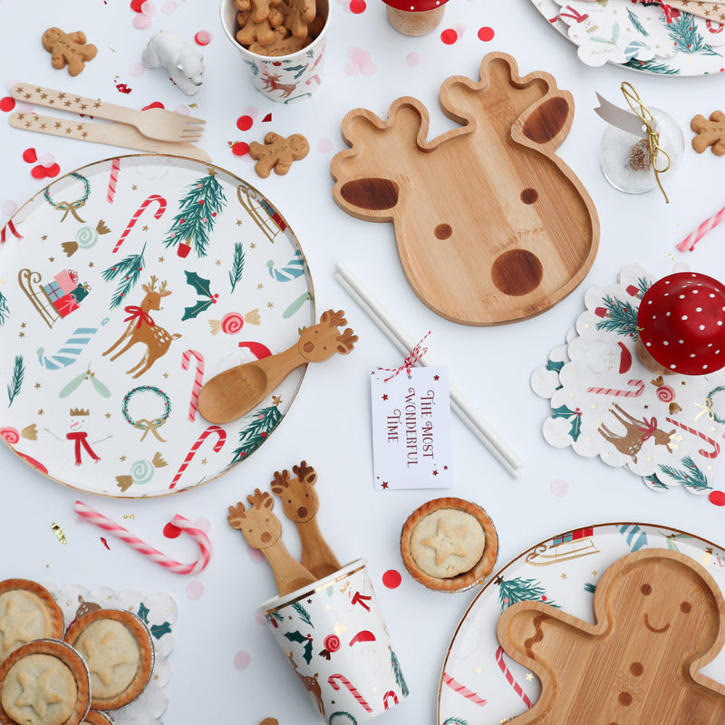 Reindeer Bamboo Spoons