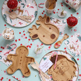 Father Christmas Bamboo Plate