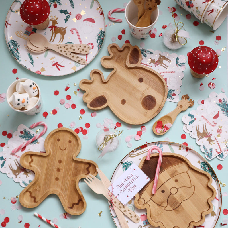 Reindeer Bamboo Spoons