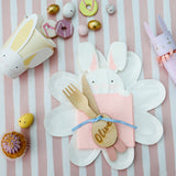 Eggciting Easter Bunny Napkins