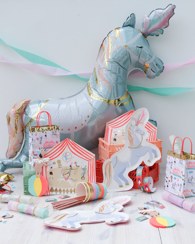 Circus Stallion Foil Balloon