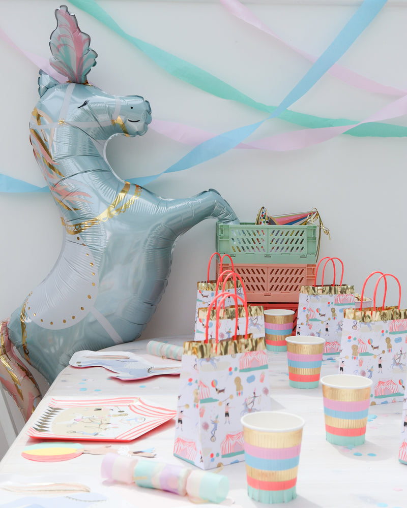 Circus Stallion Foil Balloon