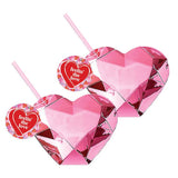 Pink Large Heart Tumbler