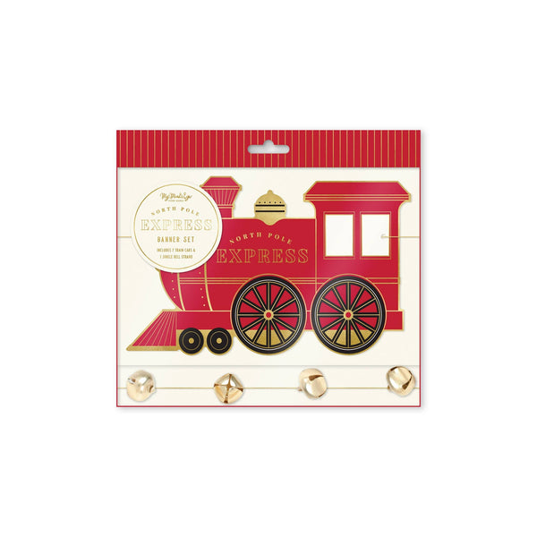 Polar Express Train & Bell Banner Set