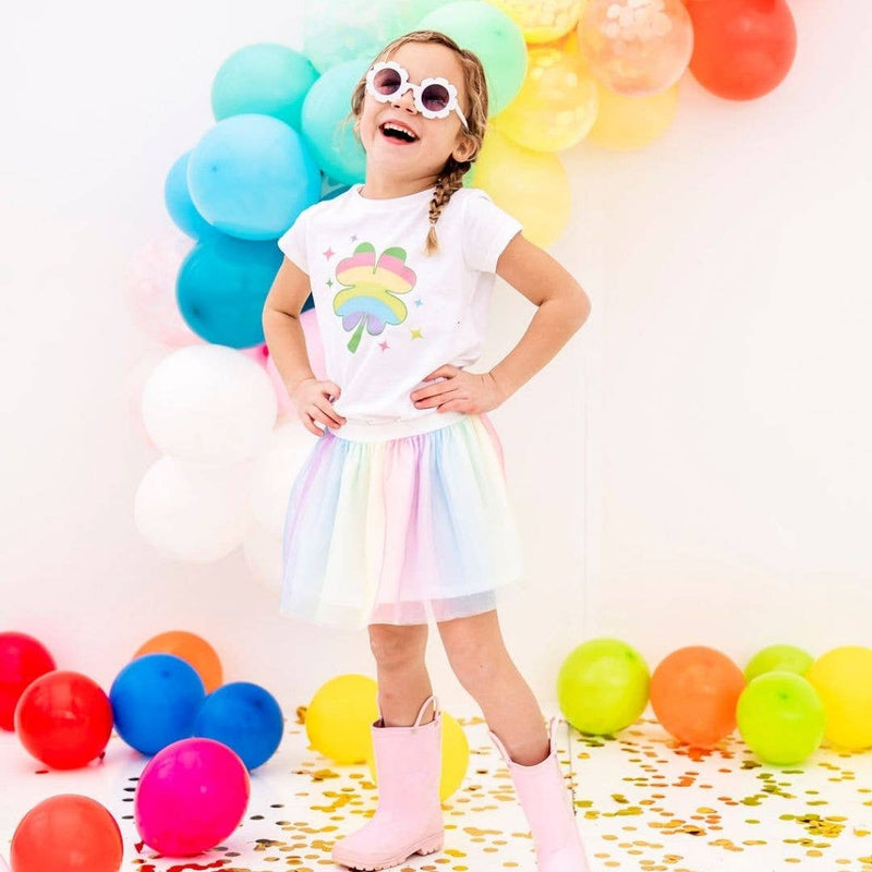 Rainbow Ombre Tutu Skirt
