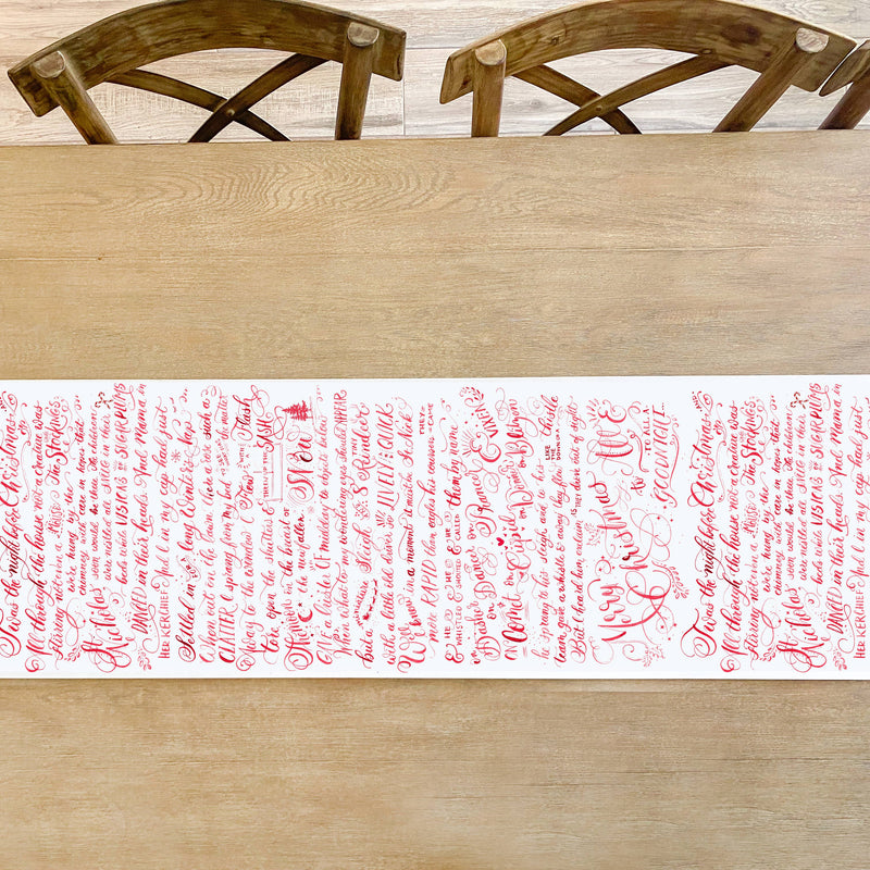 Twas The Night Before Christmas Table Runner